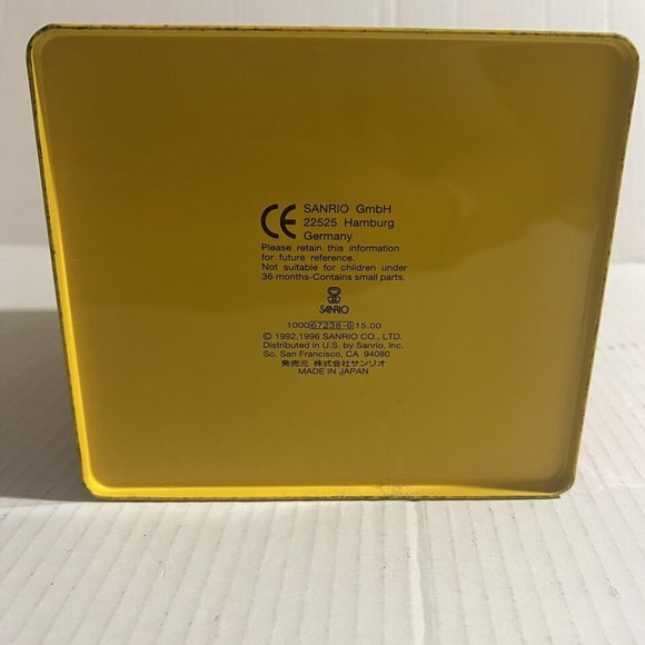 Sanrio Yellow Metal Toy Box with Monkey Design - Picture 9 of 10
